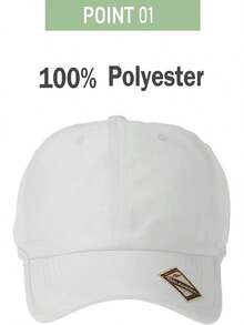 PLAIN GEAR - Gorra deportiva clásica - Gorra de béisbol unisex con hebilla ajustable - blanco - Ver 3