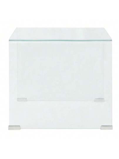 VidaXL Transparent Coffee Tafel 49.5x50x45 Cm Tempered Glass view 5