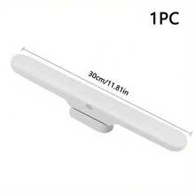 Mirror Light Bar Dimmable Touch Light 3 In 1 Light Color Changeable Built-In Battery Rechargeable Adjustable Angle And Magnet Mount For Reading Closet Cabinet Wireless LED Closet Kitchen Portable Light Bar For Vanity Makeup Mirror,1pc Led Vanity Light For Makeup Mirror, Wall Lamp, Bathroom, Usb Chargeable, Multifunctional Desk Reading Lamp, Bedroom, Dormitory, Eye Protection