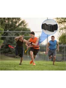 Flag Football Belt, 1pc Adjustable Flag Football Belt With Belt And Flags, For Youths, Adults