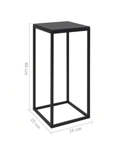 VidaXL Side Tables Pcs Steel Zwart view 2