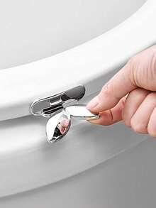 2pcs Plastic Toilet Seat Lifter, Manual Non-Electric Toilet Seat Raiser, Home Drawer Pulls, Bathroom Accessories