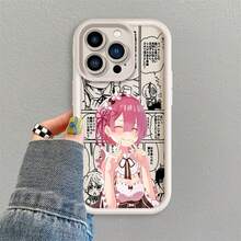 Anime Re-ZERO R-Rem R-Ram Eye Ladder Covercompatible with Apple  15 14 13 12 11 XS XR X Pro Max Plus Soft Phone Case,Covercompatible with  17 Hülle, 17 pro Hülle, 17 promax Hülle