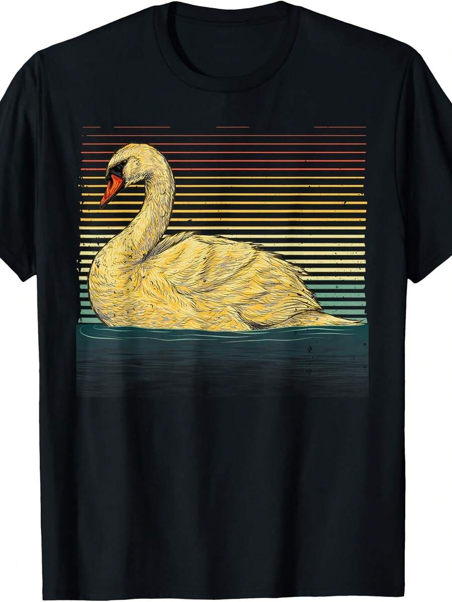 Cool Swan For Wo Swans Bird Animal Lover Waterfowl T-Shirt - 款式30 - 查看 1
