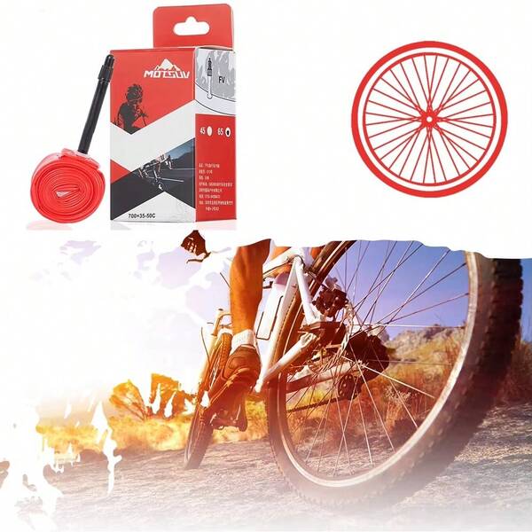 700C*35-50C 29" Tubeless Bicycle Inner Tube, Lightweight TPU Valve, Suitable For Mountain Bike, Road Bike, Off-Road Bike