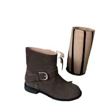 Women Mid-Calf Boots - 棕色 - 查看 4