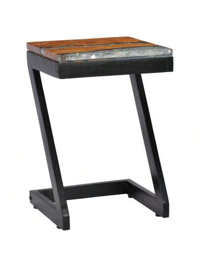 VidaXL Coffee Tafel 30x30x50 Cm Solid Teak Polyresin view 9