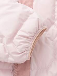 Balabala معطف ريش خفيف للفتيات المراهقات، للأطفال الرضع والأطفال الصغار شتاء 2025، ملابس خارجية ناعمة ودافئة - لون القرنفل - مشاهدة 6