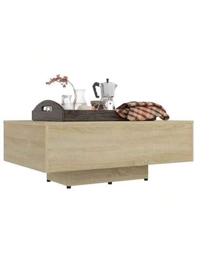 VidaXL Coffee Tafel 85x55x31 Cm Processed Wood Sonoma Oak view 5