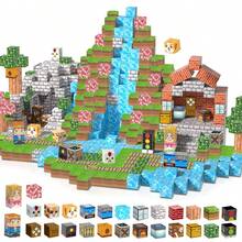 60/100/150/200 piezas Bloques magnéticos con diseño de flores de cerezo, bloques de construcción magnéticos, juguetes de construcción STEM con bloques magnéticos para niños y niñas de 3+ años, juguete apilable sensorial, regalos de Navidad y cumpleaños para niños - Multicolor - Ver 8
