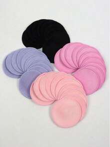 2/3/5/8/10/20PCS Reusable Makeup Remover Sheets, Washable Towels, Eye Makeup Remover Pads, Gentle On The Skin, Quick Makeup Removal, Suitable For All Skin Types, Hypoallergenic And Fragrance-Free, Odorless Makeup Remover Sheets For Face And Eyes. - Black - View 2