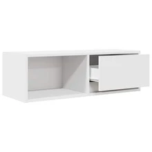 vidaXL 2 Stück TV-Schränke, Weiß, 80x31x25,5 Cm, Holzwerkstoff - Weiss - Übersicht 5