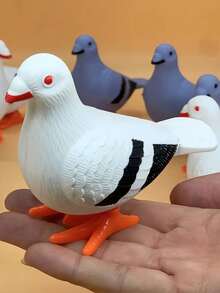 1个塑料发条跳鸽玩具，颜色随机，无需电池，适合日常娱乐 - 彩色 - 查看 7