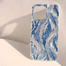 Abstract Floral Geometric Phone Case S25 Ultra S24 S23 S22 S21 FE Plus A52 5G A35 A14 A55 A54 A53 A15 Cover