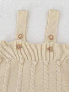 新款秋冬季0-3岁女婴手工泡泡球针织连体衣