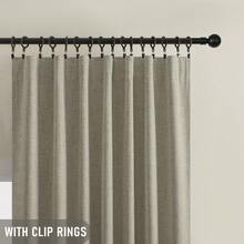 100% Blackout Curtains Thick Linen-Like Back Tab Curtains Burlap Window Treatment Thermal Insulated Privacy Protection Boho Drapes For Living Room Bedroom Dining Room - Nâu - Xem 7