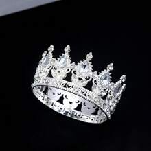 1pc/3pcs Beautiful Crystal 8*4.5CM Crown Cake Decoration Crown Cake Topper For Birthday Party Cake Decorations, Wedding And Birthday Supplies, Home And Party Decorations - Multicolor - View 14