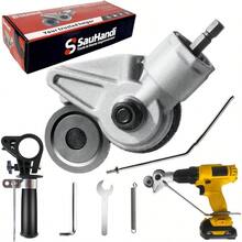 Drill Cut Pro Metal Cutting Adapter - Drill Plate Cutter, Upgraded Sheet Metal Cutter Drill Attachment, Drill Cut Pro, Metal Nibbler Drill Attachment Cutting Iron, Aluminum, Steel - 最初的 - 查看 2