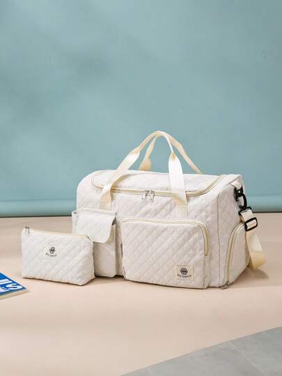 Stor kapacitet för korta resor med damkapacitet, bärsele, bagage, handbagage, sportväska