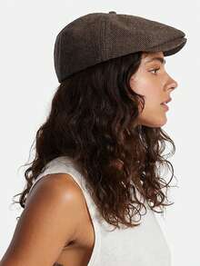 男女通用八角帽休闲报童帽复古贝雷帽百搭休闲帽画家帽春秋季 - 畫家帽 - 查看 2