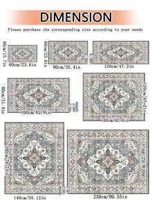 1pc Imitation Cashmere Rug Area Rug Plush Carpet Rug Soft Fluffy Luxury Non-Slip Machine Washable Soft-Touch Shaggy Floor Carpet Living Room Bedroom Rug For Home Decor Room Decor Accent Rug Floor Covering And More