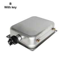7L Stainless Steel Fuel Tank With Key, Parking Heater, Stainless Steel Oil Drum With Oil Level