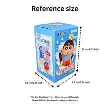 Crayon Shin-Chan Kart Drifting Series Decoration, Anime Character Collectible Figurine For Home Room Desk Decoration, Cute Cartoon Shin-Chan Racing Car Model Ornament, Premium PVC Material Craft For Kids Adults Fans, Perfect Gift For Anime Lovers - Multicolor - View 7