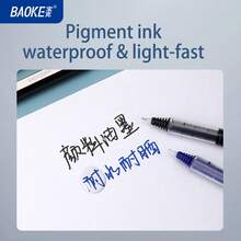 0.5mm Tip Gel Pens, Black/Red/Blue Ink - Smooth Writing, Quick Drying, Clip Design, Suitable For Office And Study