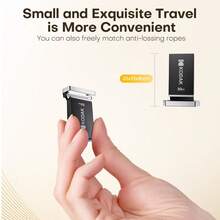 Kodak 柯达 USB3.2 闪存盘 128GB 迷你 U 盘 32GB 64GB K113 金属 U 盘 适用于 PC 手机 - 黑色 - 查看 6