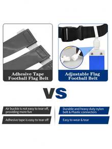 Flag Football Belt, 1pc Adjustable Flag Football Belt With Belt And Flags, For Youths, Adults