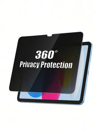 适用于 iPad (A16) 第 11/10 代 (2025/2022) 的 360 度隐私屏幕保护膜，四边防窥钢化玻璃膜，屏幕保护必备品，适用于日常、办公、家庭使用。防水防震防摔防刮花。