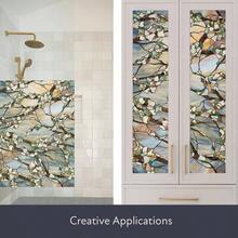 Sunset Pelcula de privacidad para Ventana con patrn de Colores Vibrantes, no Adhesiva y proteccin, fcil de aplicar y extrable, 24x 36 Pulgadas, Fabricado en Estados Unidos - Atardecer + 60,9 x 91,4cm - Ver 7