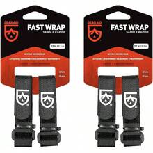 Gear Aid ¾" Fast Wrap Mantiene el Equipo de Camping Organizado y  con Correas Ajustables, de Sujeción y Pegado con Anillo en D, Disponible en Longitudes de 12", 14", 18", en Pares y Paquetes de 2 - 4 envolturas - Ver 8