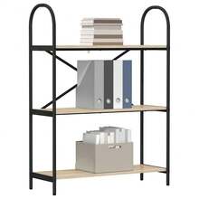 vidaXL Regal Sonoma-Eiche 80 X 30 X 109 Cm Holzwerkstoff - Gelb - Übersicht 3