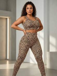 Fit Gym Clothes Top And Pants Sets - Rỉ Nâu - Xem 1