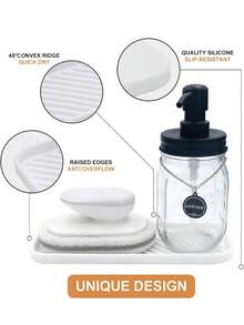 1/2 peças de silicone tornam as bandejas de armazenamento de silicone adequadas para pias de cozinha e banheiros. Bandejas antiderrapantes para lava-louças e bancadas, além de bandejas para gavetas de banheiro. Perfeitas para guardar cosméticos e pequenos acessórios.