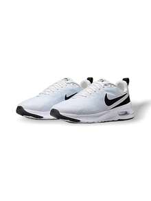 Nike AIR MAX NUAXIS 男士休闲运动鞋，时尚百搭 - 白色/黑色 - 查看 1