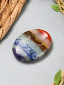 1/5/10/20 piezas Piedras de colores múltiples del Chakra Cuarzo natural pulido asimétrico Cuentas de energía de yoga para sanación del Chakra Accesorios para hacer joyas DIY