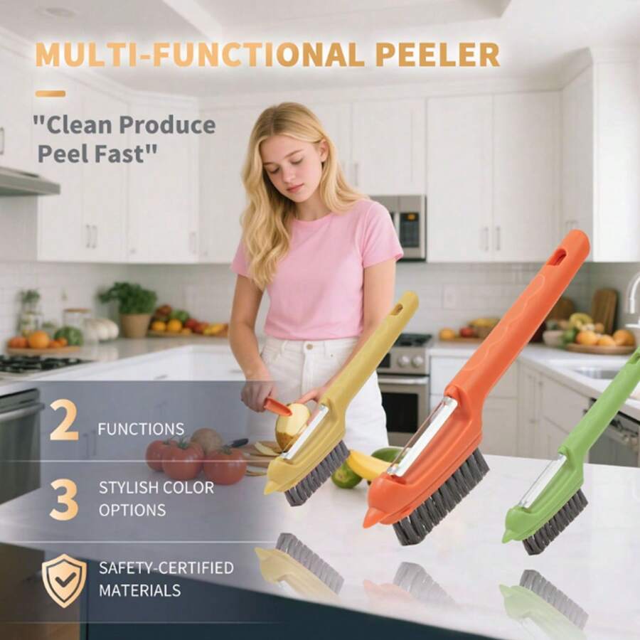Multi-Functional Household Knife, Fruit Peeler, Potato Peeler, Vegetable Peeler, New Type Peeling Knife - Multicolor - View 1