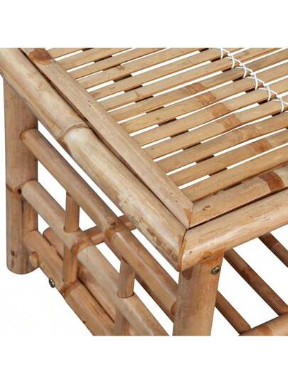VidaXL Bamboo Coffee Tafel 90x50x45 Cm view 5