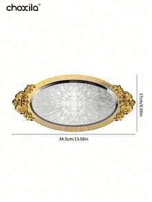 choxila 1个太阳形托盘，可用作珠宝托盘、装饰托盘、化妆品托盘，带把手设计，方便收纳和展示珠宝，多功能托盘，适合家居装饰和收纳。 - 間金 - 查看 4