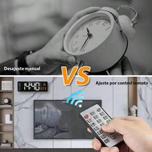 Relojes de Pared Digital de 16 Pulgadas, reloj digital, con Control Remoto, Fecha, Semana, Temperatura, Temporizador, 1224 Horas, para Cocina, Sala de Estar, Aula, Gimnasio, Cochera Naranja - naranja - Ver 3