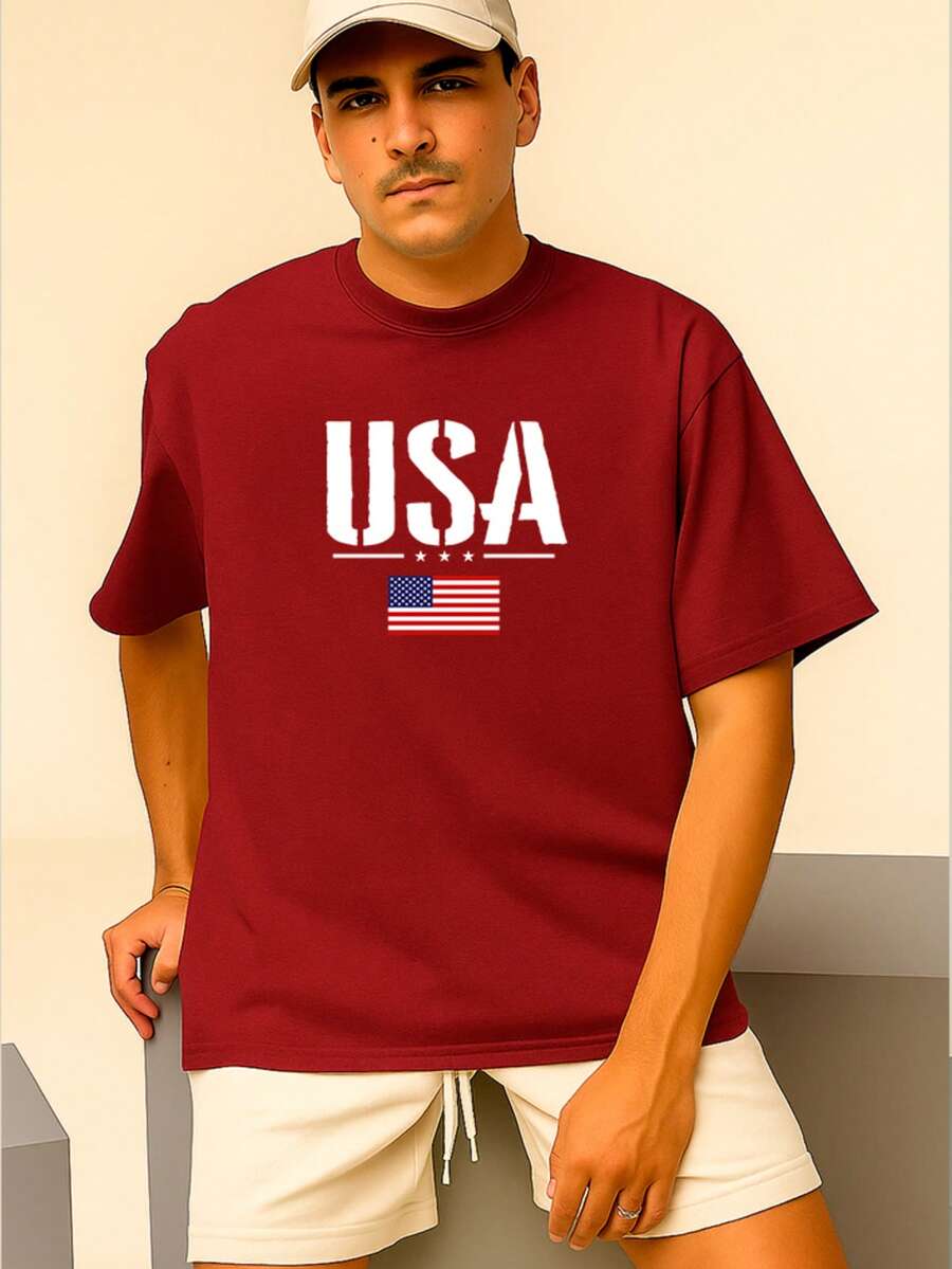 Men T-Shirts - Granate - Ver 1