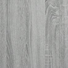 vidaXL TV-Schrank Grau Sonoma 80x34,5x40 cm Holzwerkstoff und Metall