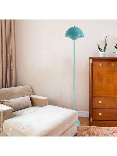 Alpinaluz Nordic Vloer Lamp Turquoise Inspiration "Flowerpot" Parabolic Base E27 Socket Living Room Dining Bedroom view 9