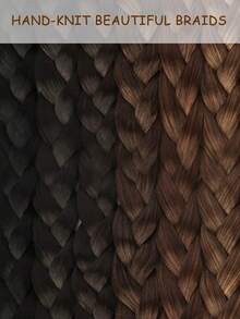 40-Zoll Pferdeschwanz, 1 Meter lange Pferdeschwanz-Verlängerung, handgewebt komplett, Pferdeschwanz zum Zopf umwandeln, Halloween und Weihnachten Damen Accessoire DIY Zopf Fertigprodukt, ein Muss für Modebewusste - Verschiedenfarbig - Übersicht 7