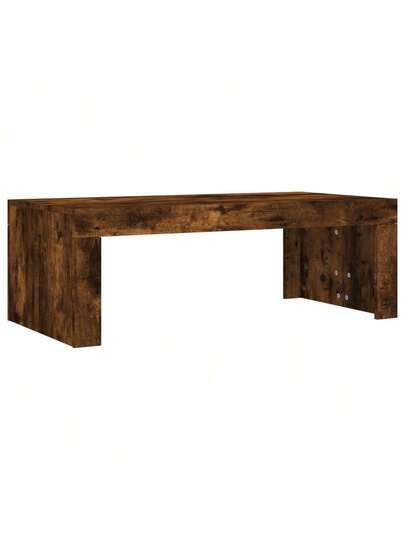 VidaXL Coffee Tafel 102x50x36 Cm Processed Wood Smoked Oak view 7