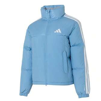 Adidas Chaqueta de plumón para mujer con 80% de plumón, de tejido de una sola capa, para viajes y uso casual