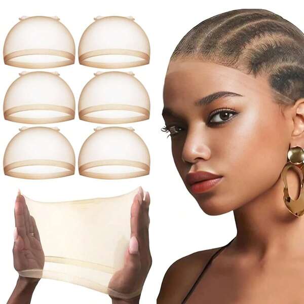 2-15 Stücke HD Perückenkappen für Frauen, dehnbare, dünne und transparente Perückenkappen, atmungsaktive Perückenkappen für Lace Front Perücken, unsichtbare Strumpfkappen für Perücken, Glatzenkappe für Perücken