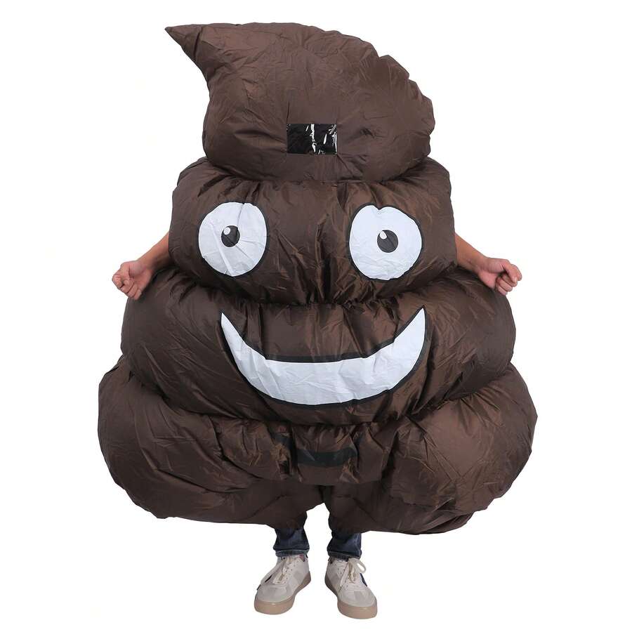 Poop Inflatable Costume, Creative Prop For Annual Meeting Performance, Inflatable Doll Outfit For Dance, Funny And Quirky Inflatable Clothing - Poop Inflatable Suit - View 1